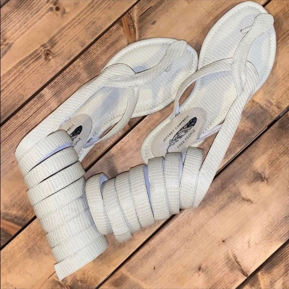 Jeffrey-campbell Women's Cream Sandals
